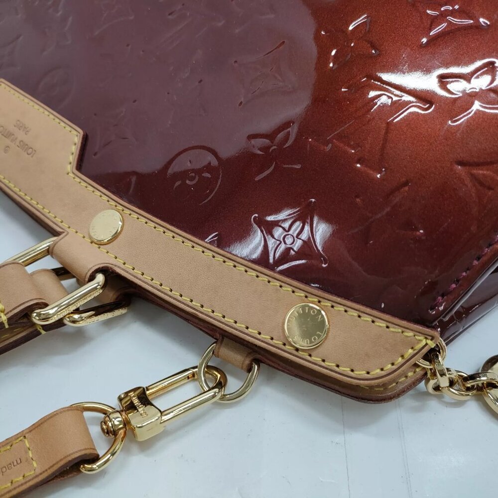 100% Authentic Louis Vuitton GM Brown Vernis Hand Bag 2902852 455-121924 - Picture 6 of 16
